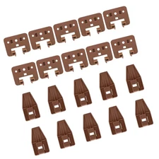 10 Set Plastic Drawer Slides and Guides Drawer, Replacement Part Heavy Duty D...