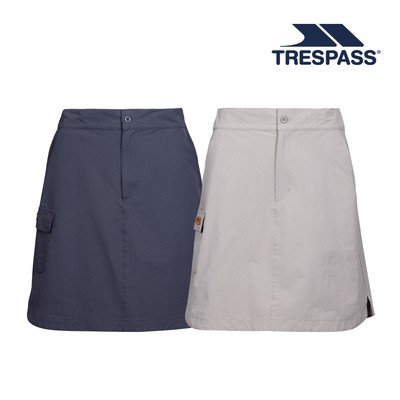 Trespass Womens Walking Skirt 3 Pockets Mid Length Active Stretch Hayfield