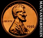 1956 Lincoln Wheat Cent - Red Choice Gem Proof  Lustrous  No Reserve  #G9295
