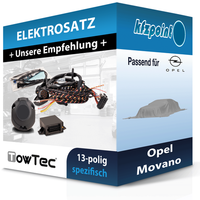 für Opel Movano 12.2021-Jetzt Towtec E-Satz 13Polig Fahrzeugspezifisch PKW FP