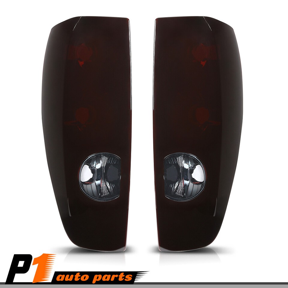 Pair Smoke 200412 Fit For Chevy Colorado GMC Canyon Tail Lights Lamps