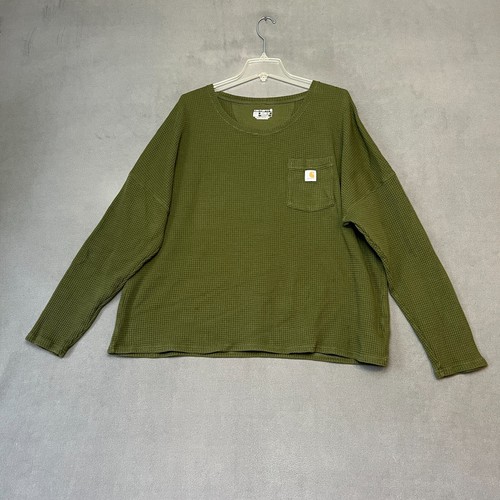 Green Relaxed Fit Waffle Knit Shirt | eBay