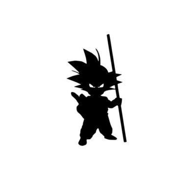 Dragon Z kid Goku Anime for Car Truck Window Trackpad Laptop Decal Sticker 
