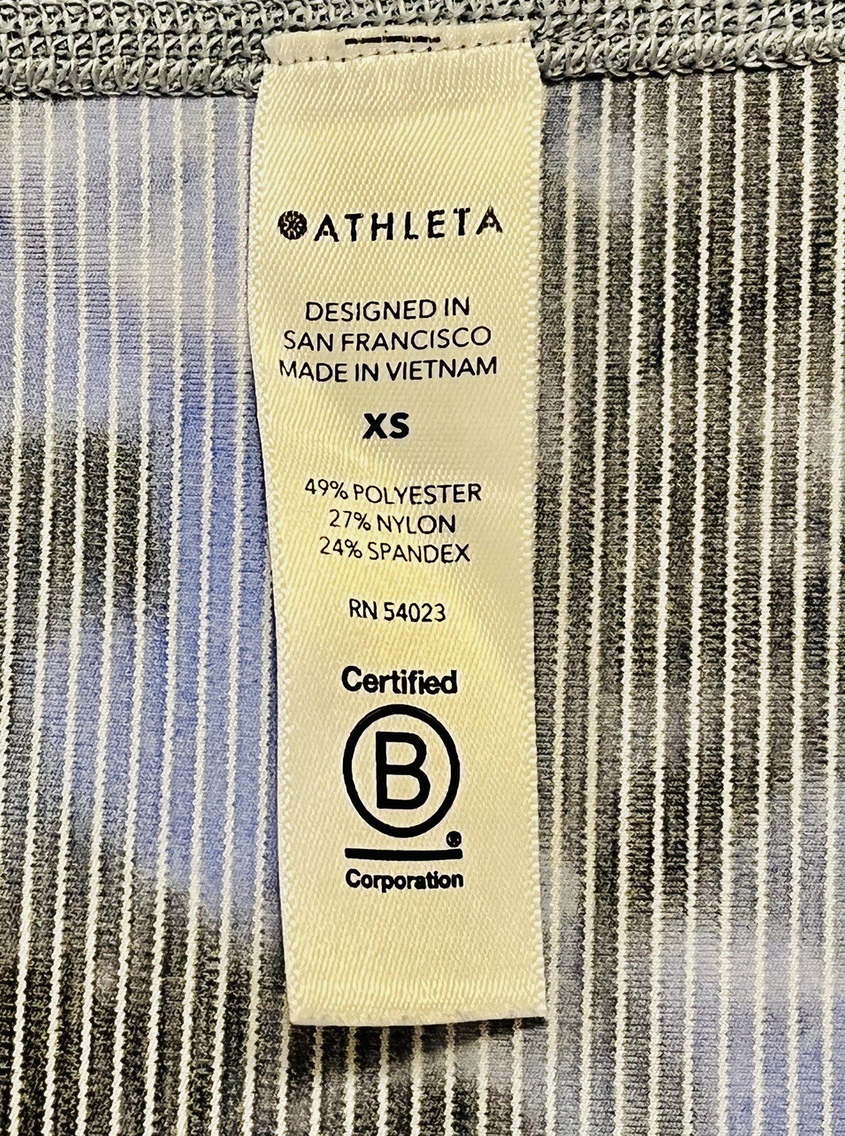 Athleta Striped Cloud Salutation Full Zip Jacket … - image 12