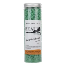Hard Wax Beans for Face, Underarms, Bikini Hair Remover 14.1 oz  (Green Tea)