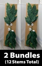 12-Stems Total: Hearth  Hand with Magnolia Eucalyptus Leaf Faux Stem 22" H each