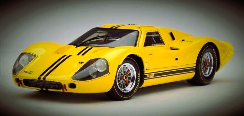 Ford GT40 Race Car Le Mans Racing w/V8 Engine/Custom Metal Body 1:18 SCALE MODEL