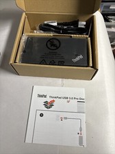 New Lenovo ThinkPad USB 3.0 Pro Docking Station 40A70045 MB185