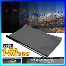 5% 15% 25% 35% VLT Uncut Window 20" x 10ft Roll Tint Film Car Office Commercial