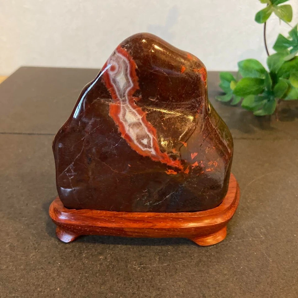 Bonsai Piedra Natural Montaña Suiseki Ojo de Visor Impresionante Soporte de Roca Japonés1 Foto 2 de 4