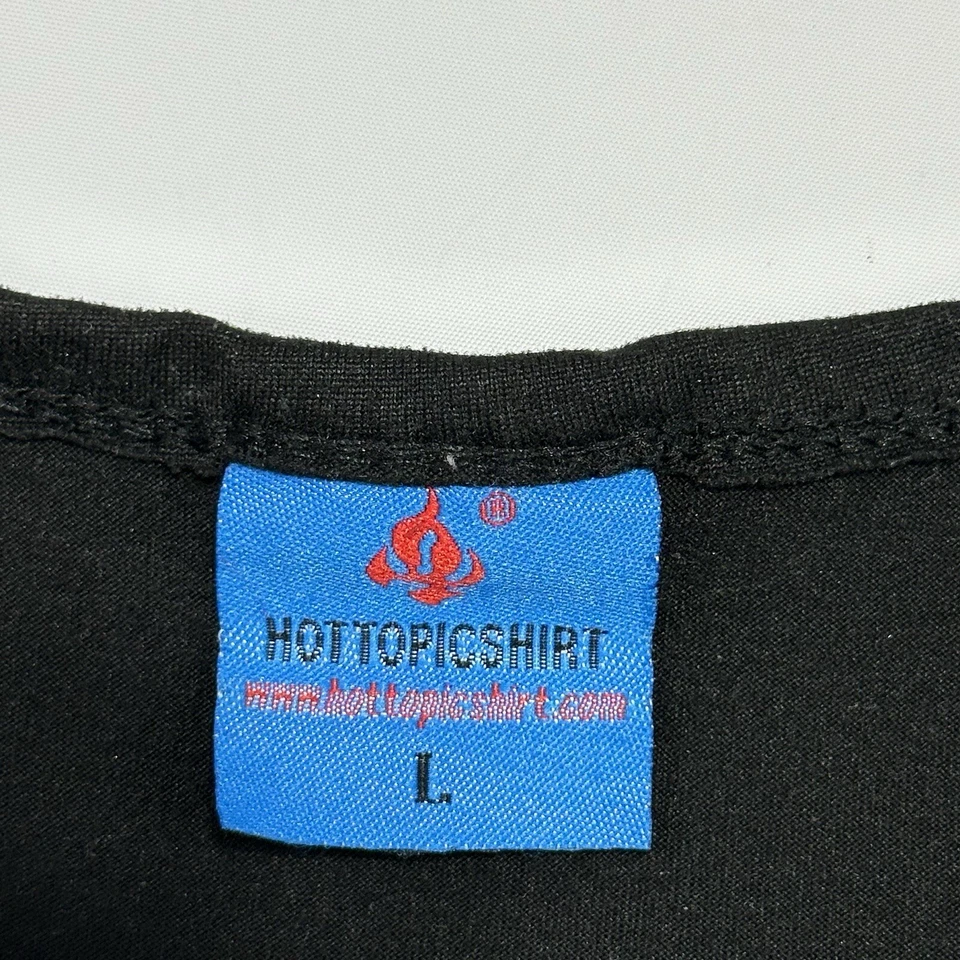 Camiseta De Colección Misfits Band Para Hombre Talla L Negra Manga Corta Calavera Grande Gráfica Música Foto 3 de 4