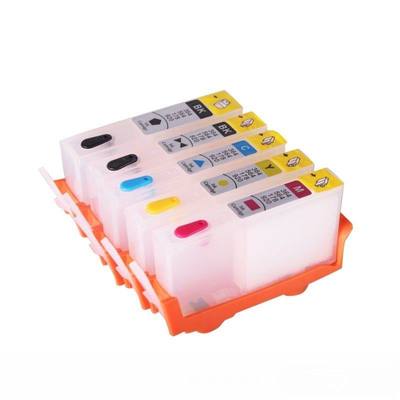 5 Empty Refillable ink for HP 564 Photosmart 5510 5511 5512 5514 5515 5520