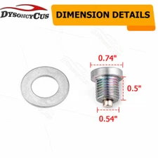  Magnetic Oil Drain Plug with Washer  (M14 X 1.5mm) M14 * 1.5