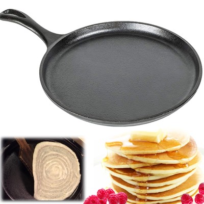 Cast Iron Griddle Pan 10 5 Pre Seasoned Kitchen Pancakes Cookware