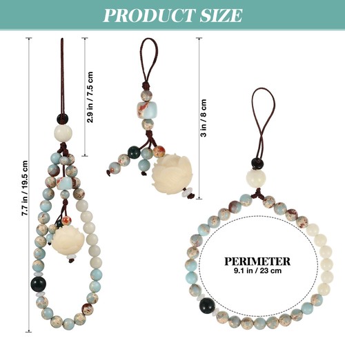 Tether Women Girls Phone Accessories Charm Phone Bracelet Strap - 第 9/12 張圖片