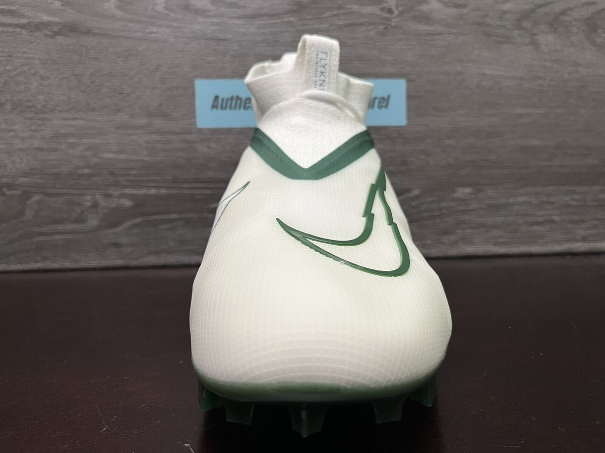 Nike Alpha Menace Elite 3 Mens Size 14 White Green Football Cleats DM1792-103 Nike Alpha Menace Elite 3 Mid Football Cleats White Green  main image 2