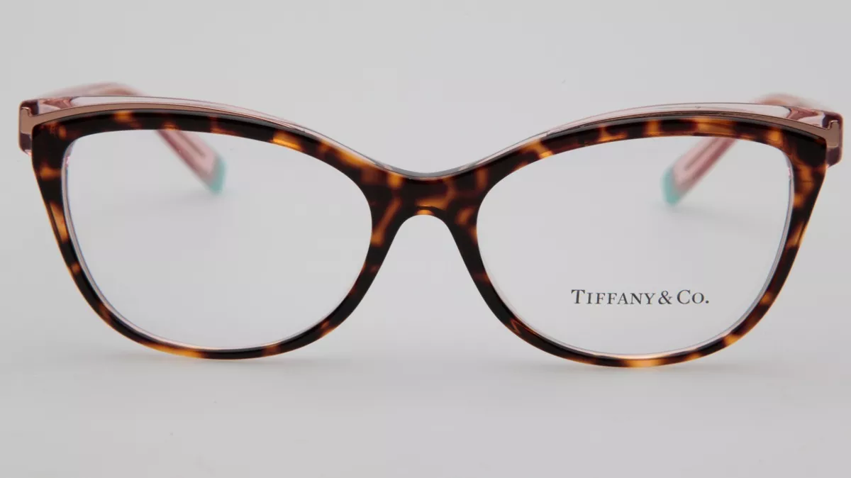 NEW TIFFANY & Co TF 2192 8287 Havana Pink EYEGLASSES 54-16-140 B40mm Italy NEW TIFFANY & Co TF 2192 8287 Havana Pink EYEGLASSES 54-16-140 B40mm Italy