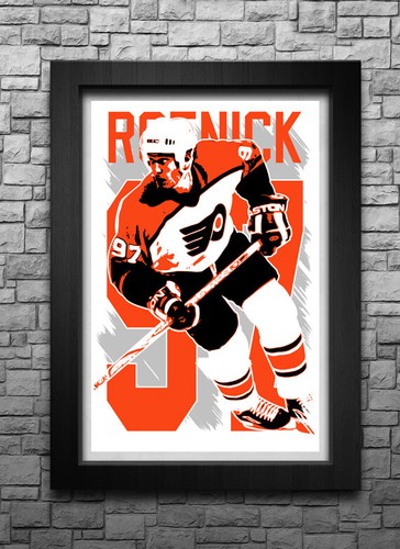 JEREMY ROENICK art print/poster PHILADELPHIA FLYERS FREE S&H! JERSEY ...