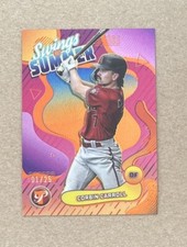 2024 Topps Pristine Corbin Carroll Diamondbacks Swings Of Summer SP Card #d 1/25