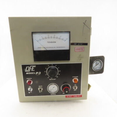 Dover Flexo P3 Textile Web Printing Manufacturing Tension Control System