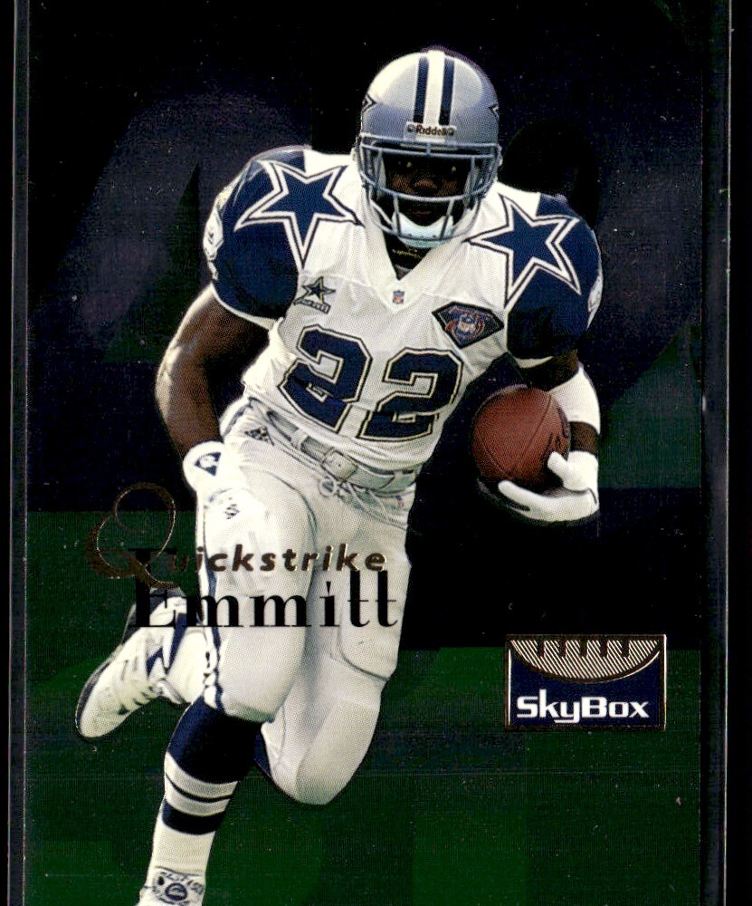 【最終価格】NFL DALLAS COWBOYS EMMITT SMITH 1993 Fleer League Leader #244 Emmitt Smith Dallas Cowboys
