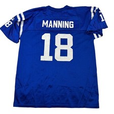 PEYTON MANNING 18 Indianapolis Colts Puma Jersey Youth Large Sz 14-16 EUC HOF
