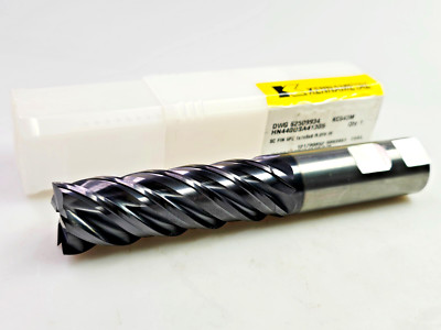 Kennametal 1'' x 1 x 3 x 6 R.015 Solid Carbide End Mill 5 Flute KC643M