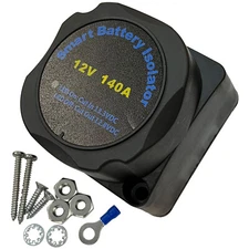 12V 140A Dual Battery Kit System Isolator Car Voltage Sensitive Relay for UTV RV