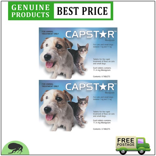 CAPSTAR Flea Treatment for Cats and Small Dogs 0.5 to 11 Kg Blue Pack