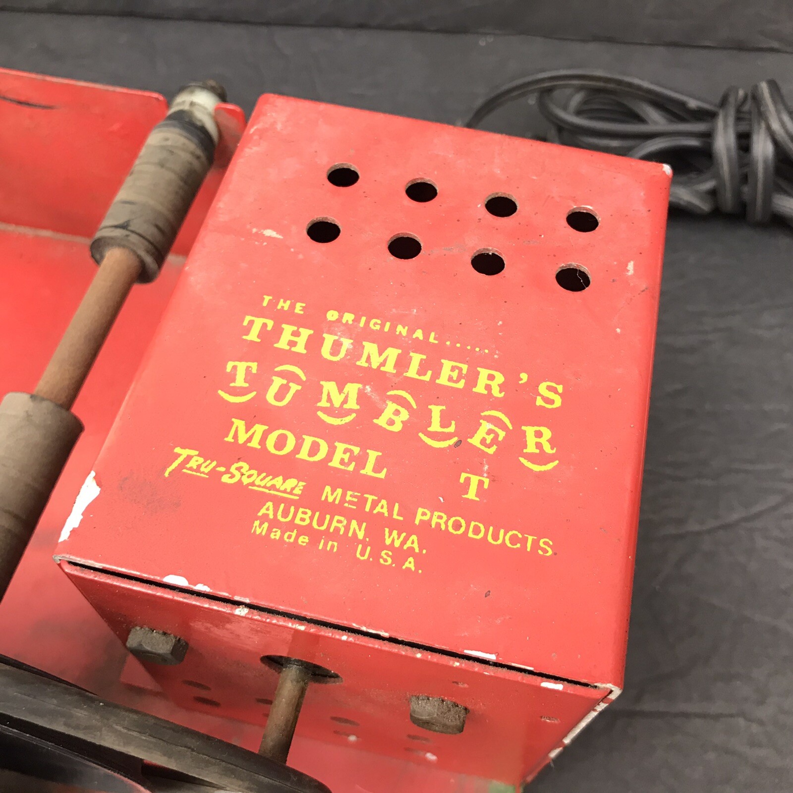 Thumlers Tumbler Model T Rock Polisher True Square Metal Products With