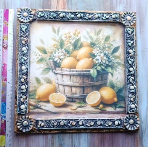 Print Wall Art Handmade Frame Lemons Gift for Her, Mom - Picture 11 of 14