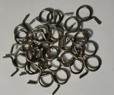 Stainless Steel Car Single Wire Fuel Line Hose Tube Spring Clamp Clips 5/8" 3/4"