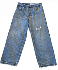 Vato Loco Jeans 34x30 Denim Wide Leg Skater Skateboarding VINTAGE 90s Y2K