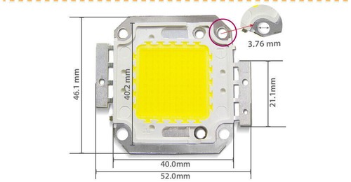 LED COB Chip Lights High Power SMD Bulb 100W 50W 70W 30W 20W 10W Floodlight Lam - Picture 11 of 17