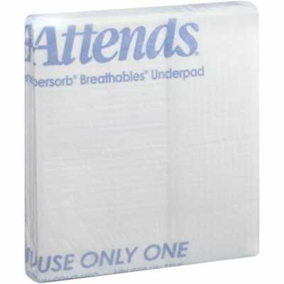 Attends Supersorb Breathables Underpad 30 x 36 Inch #ASB-3036 - Case of 60
