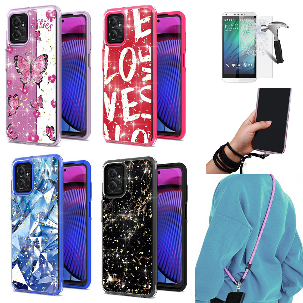 Phone Case for Motorola Moto G Power 2023 (XT2311) Hybrid Glitter-image