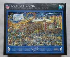 Detroit Lions - Ford Field Puzzle - 500 Pieces - Find Joe Journeyman - NFL