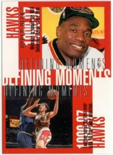 1997-98 Upper Deck Dikembe Mutombo Christian Laettner Steve Smith Card #331