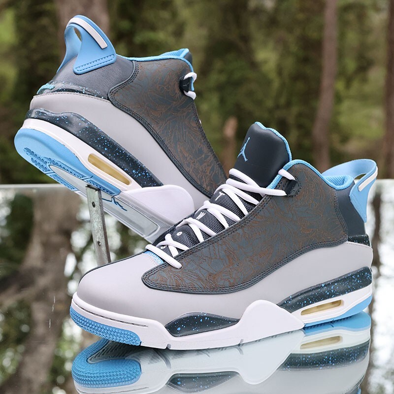 Nike Air Jordan Dub Zero Wolf Grey 2014 Men's Size 12 Blue