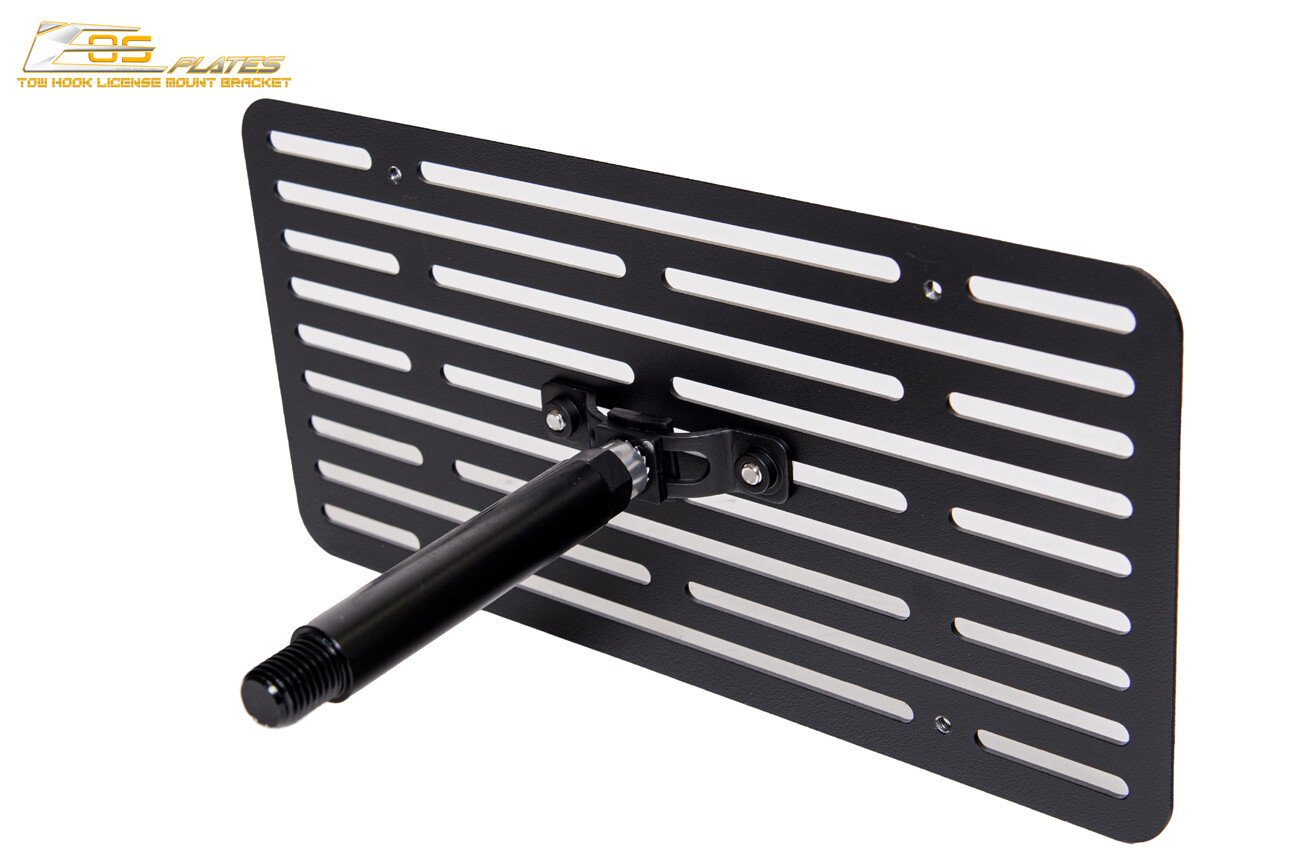 EOS Plate For 10-15 Ferrari 458 Italia Full Sized Front Tow Hook License Bracket