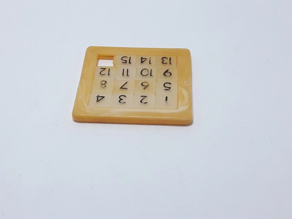 Vintage USSR Logic Game Barley-Break Game15 Fifteen Puzzle Soviet Rare Original - Image 4 of 4