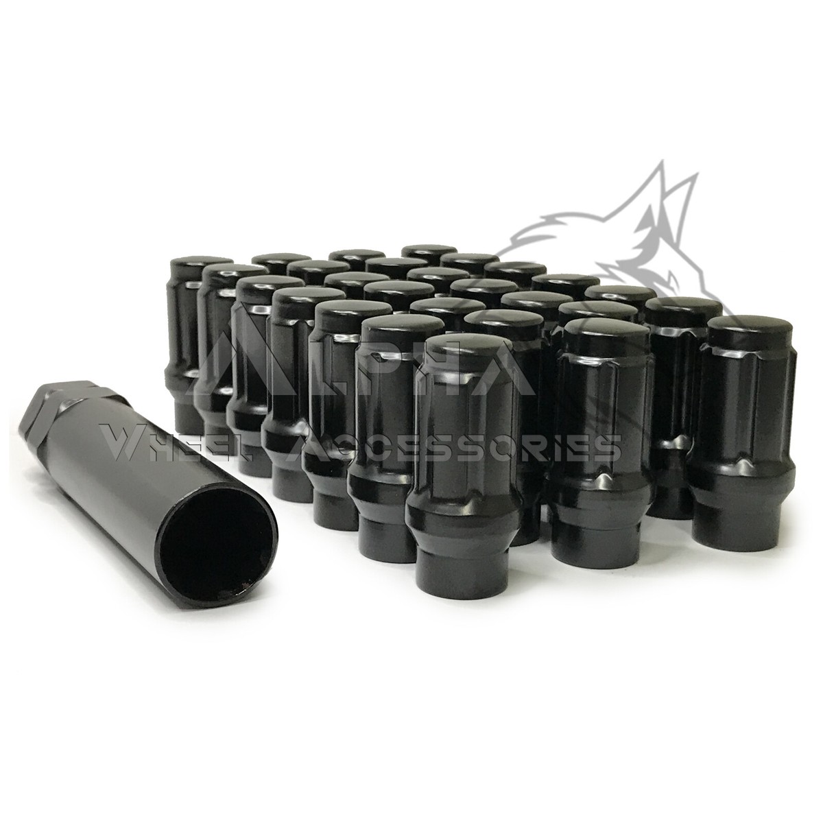 27 Black ET Spline Lug Nuts 12x1.5 Fits Toyota 4Runner Tundra FJ