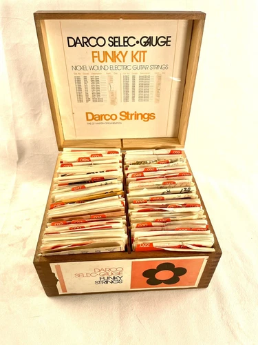Vintage Darco guitar strings “Funky Kit” 300 strings!!!!