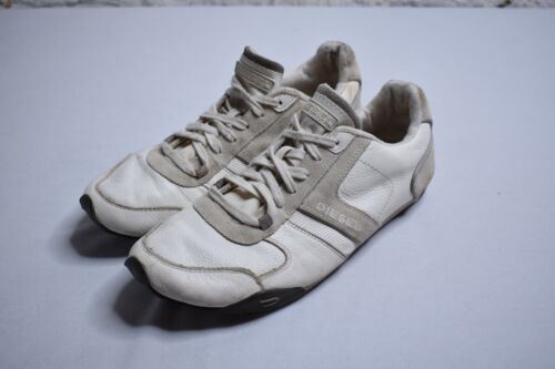 Diesel Loop 10 Cow Leather Upper RN93243 White Running Athletic Sneakers Shoes - 第 1/12 張圖片