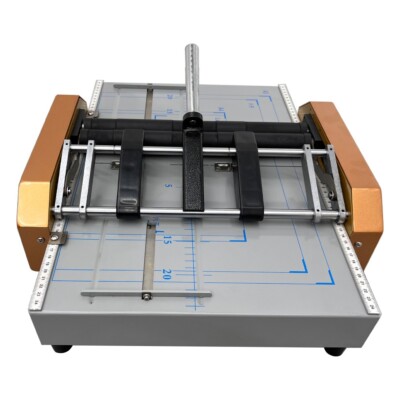 110V Automatic Booklet Maker For Folding Paper Books Binding Folding Machine