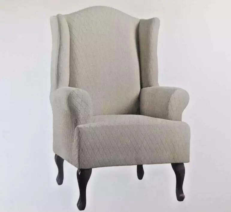 Sure fit simple stretch twill wing chair slipcover sale