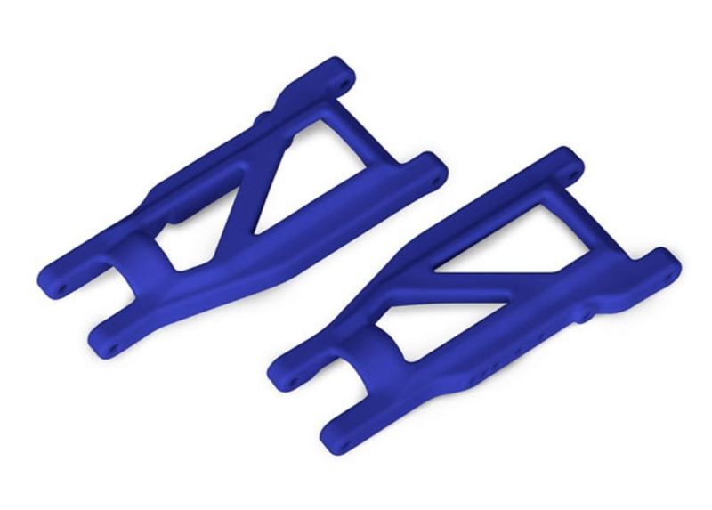 Traxxas 3655P Heavy Duty Cold Weather Blue Suspension Arms for Enhanced Durability and Performance in Harsh Conditions