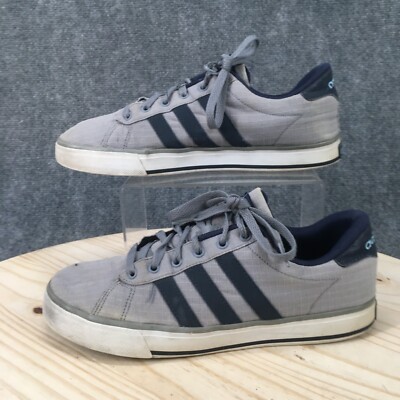 Adidas Shoes Mens 9 Se Daily Vulc Skateboarding Lace Up Sneakers Gray Low Top