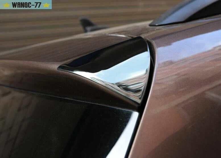 Rear Boot Spoiler Wing Flap Black Steel 2PCS Fits For VW Touareg 2011-2017 2018 — 第 3/4 张图片