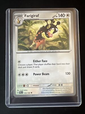 Carte Pokémon Farigiraf 155/193 Evolution à Padea fr neuve